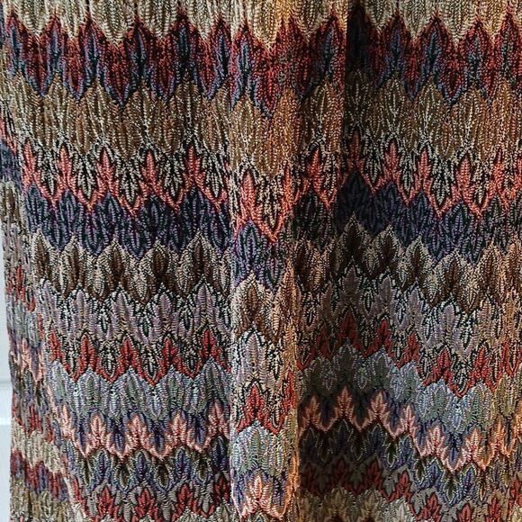 Rabbit Rabbit Rabbit chevron multicolor trendy fun date night dress Sz 12 - Picture 4 of 6